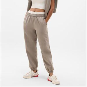 Forever Fleece High Rise Jogger Color Mortar Garment Dye